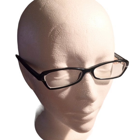 Vintage Luxury Handmade Face a Face Paris Criss Black Women's Eyeglasses Frame - Picture 3 of 11